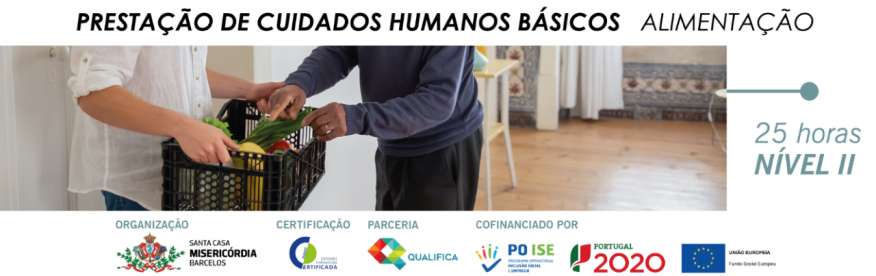 Formação Financiada "PRESTAÇÃO DE CUIDADOS BASICOS - ALIMENTAÇÃO" 